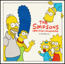 The Simpsons 1991 Fun Calendar