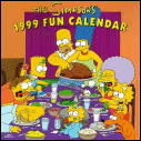 The Simpsons 1999 Fun Calendar