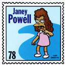 Bart Simpson Comics #78 Bongo Bonus Stamp #78 Janey Powell