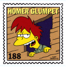 Li'l Homer #1 Bongo Bonus Stamp #188 Homer Glumpet