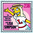 The Wonderful World of Lisa Simpson #1 Bongo Bonus Stamp #238 The Simpsons Family Smile-Time Variety Hour's 'Lisa Simpson'