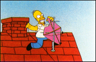 The Simpsons Diamond Stickers #131 T.V. Simpsons