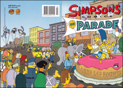 Simpsons Comics on Parade