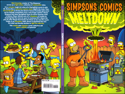 Simpsons Comics Meltdown wraparound cover