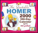 The Quotable Homer 2000 366-Day Calendar