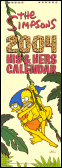 The Simpsons 2004 His & Hers Calendar