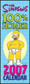 The Simpsons 100% Homer 2007 Calendar