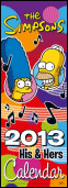 The Simpsons His & Hers 2013 Calendar