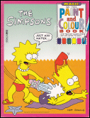 The Simpsons Magic Paint and Colour Book