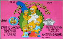 Topps: The Simpsons Trading Card Box of 16 card packs