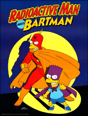 Simpsons Comics & Stories Issue #1 Poster - Radioactive Man Meets Bartman