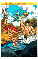 Roswell: Little Green Man #5 Back Cover Pin-up