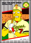 Simpsons Comics #4 SkyBox Simpsons Trading Card B1
