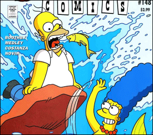 Simpsons Comics #148 Homer Mermaid