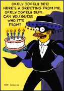 Ned Flanders Birthday Card