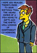 Principal Skinner Birthday Card