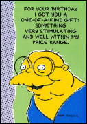 Hans Moleman Birthday Card