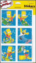 Simpsons Party Stickers