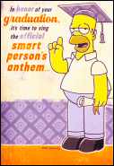 Homer Graduation Card