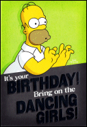 Homer Birthday Card