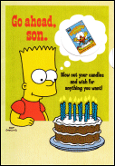 Bart Birthday Card