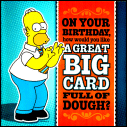 Homer Birthday Card
