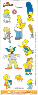 Simpsons Everyday Stickers