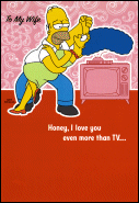 Homer & Marge Valentine Card