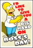 Homer Boss's Day Card