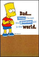 Bart Father's Day Card
