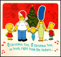 The Simpsons Christmas Card