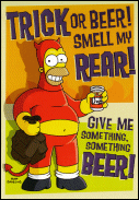 Homer Hallowe'en Card
