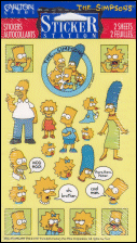 1997 Simpsons Stickers