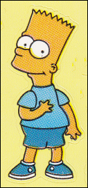 1997 Simpsons Stickers