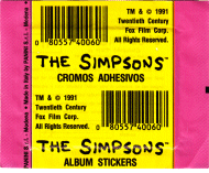 Panini Stickers Pack Reverse