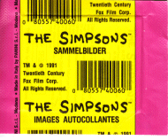 Panini Stickers Pack Reverse