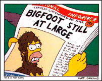 The Call of the Simpsons Panini 1991 Sticker #195
